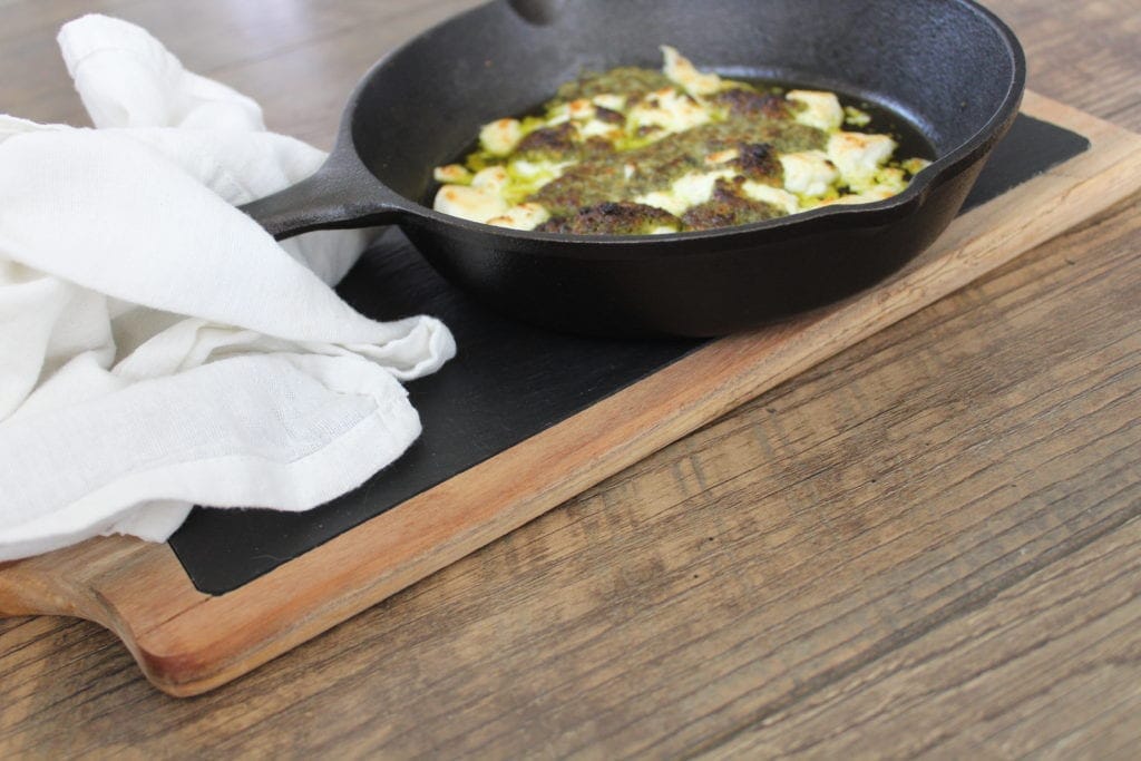 Goat Cheese Pesto Bake