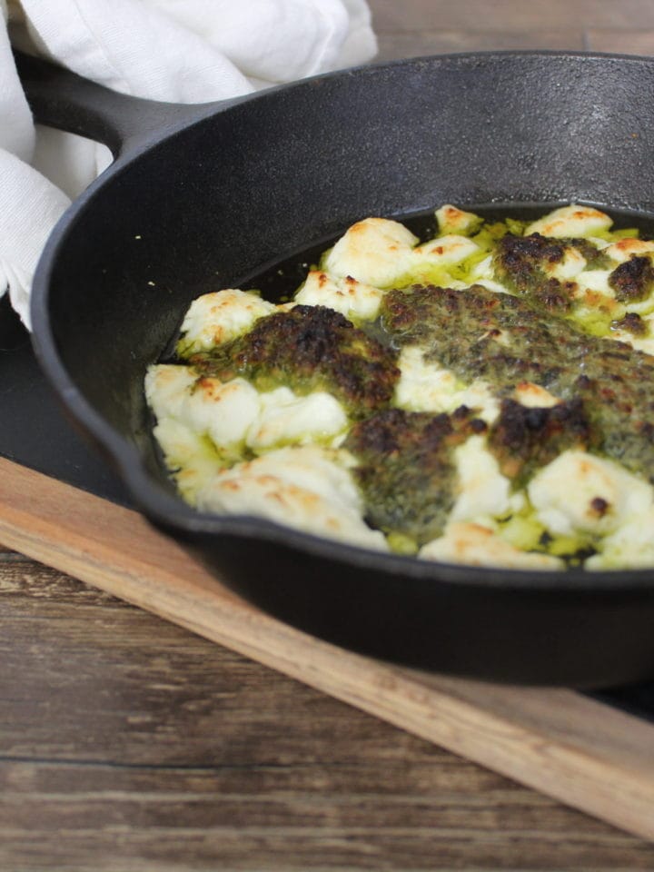 Goat Cheese Pesto Bake