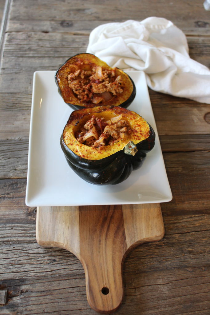 Taco Stuffed Acorn Squash