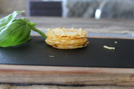 These crackers are crispy and easy to make. By simply combining shredded cheese and some seasoning, in under 10 minutes, you will have low carb, gluten free, keto friendly crackers.