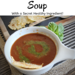 Nothing screams comfort food like a good old tomato soup. To get a little creative, I added some pesto to make this soup slightly more sophisticated. In order to thicken the soup and add some extra nutrients, I used celery puree!