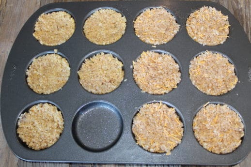 These cauliflower rice patties come together in minutes and can take on any flavour you are craving by simply changing the seasoning. Egg, riced cauliflower and coconut flour are combined for a quick and healthy side dish.