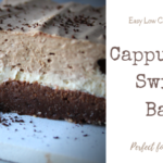 These are the perfect fat bomb for your breakfast. Heavy cream, almond flour, cream cheese and espresso powder come together to form this sophisticated bar. Easy to make and not too sweet.