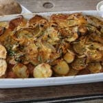 Here is a great recipe to help use up any leftover ham. By simply slicing and layering ham and potatoes and then adding a coconut cream "cheese" sauce, you have a easy and filling dinner with minimal prep.