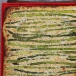 Easy, delicious, low in carbs, gluten free and ketogenic friendly, this asparagus tart looks very impressive but really easy to make. With simple ingredients like coconut flour, psyllium husk powder, ricotta cheese and asparagus, you can impress your guests and family with this wonderful tart.