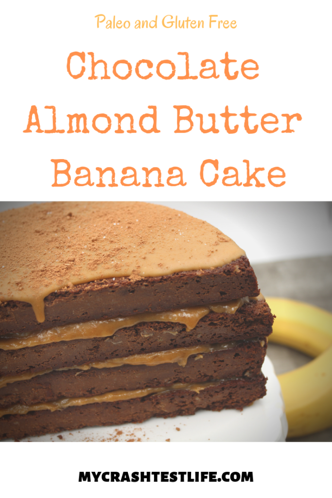 Paleo Chocolate Almond Butter Banana Cake My Crash Test Life