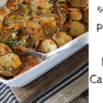 Here is a great recipe to help use up any leftover ham. By simply slicing and layering ham and potatoes and then adding a coconut cream "cheese" sauce, you have a easy and filling dinner with minimal prep.