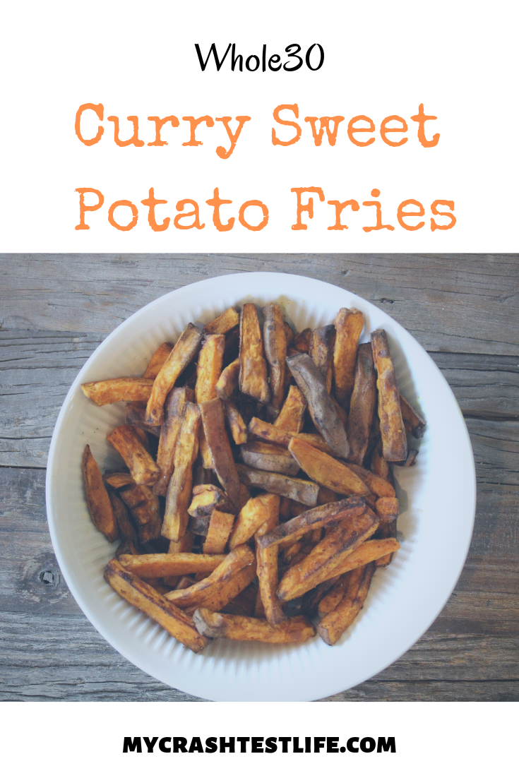 I can not believe that it took me this long to make curry sweet potato fries. These are absolutely delicious and easy to make. By adding curry powder containing tumeric and curcumin, these sweet potato fries take fries to a new nutritional level