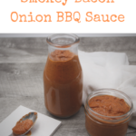 Delicious Whole30 approved smokey barbecue sauce. By simply cooking onions and bacon and then adding a tomato base and a couple of spices, you can have a keto, low carb, sugar free BBQ sauce in minutes!