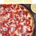 Strawberries and lemon are combined in this amazing keto, low carb, sugar-free and gluten-free tart. Simple, elegant and delicious, try this healthy dessert today or for Mother's day.