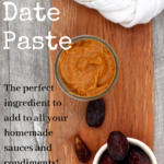 Creamy vegan, nut free date paste is the perfect way to add a touch of sweetness to all your Whole30 sauces and condiments.