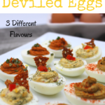 Why settle for just making a single flavour when you can have 3! By making the base in a food processor and then dividing the mixture and adding different spices to each, you can have a variety of keto deviled eggs in minutes!