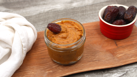Creamy vegan, nut free date paste is the perfect way to add a touch of sweetness to all your Whole30 sauces and condiments.