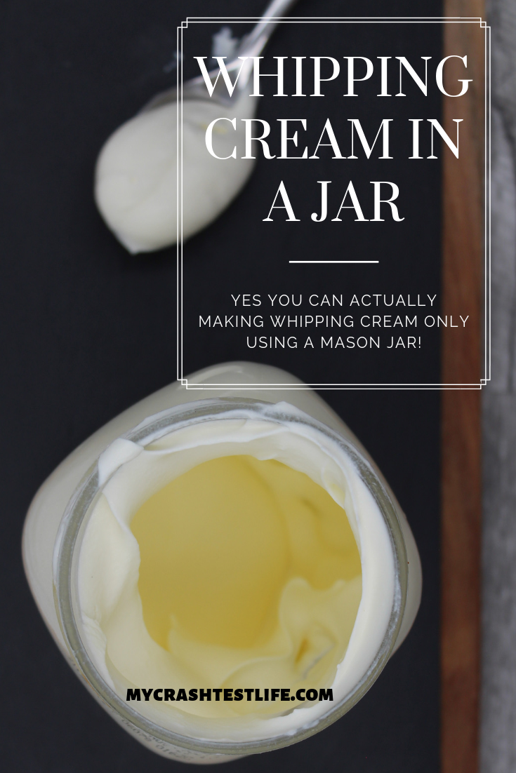 Did you know you can make whipping cream without using any beaters. This recipe just requires heavy cream, a mason jar and some elbow grease. Keto friendly and easy! #heavycream #whippingcream #keto #easy #dessert #sugarfree #glutenfree #masonjar