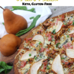 Salty and sweet, this avocado crust pear and prosciutto pizza is to die for. Absolutely delicious, keto and gluten-free, who says pizza can't be part of a healthy keto diet.