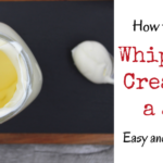 Did you know you can make whipping cream without using any beaters. This recipe just requires heavy cream, a mason jar and some elbow grease. Keto friendly and easy!