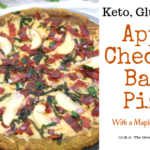 Combining apple, bacon, red onion, cheddar cheese with a maple drizzle creates most delicious, keto, gluten-free pizza imaginable. Delicious and easy to make.