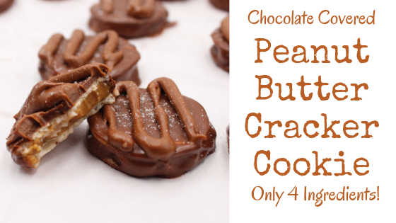 These delicious chocolate-covered crackers are filled with peanut butter for the perfect crunchy, salty and sweet cookie. Keto, gluten-free and dairy-free cookies.