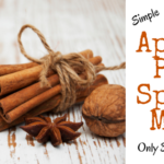 By simply combining cinnamon, nutmeg and anise (or allspice) you can make your own Apple Pie Spice Mix for a fraction of the price.