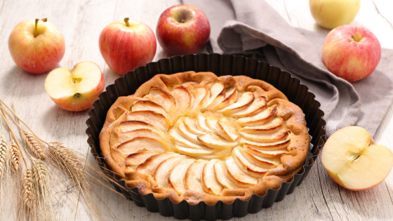 This delicious tart is simply a combination of apples, greek yogurt and heavy cream. Tart and sweet, this keto and gluten-free Apple Custard Tart can be enjoyed without any guilt!