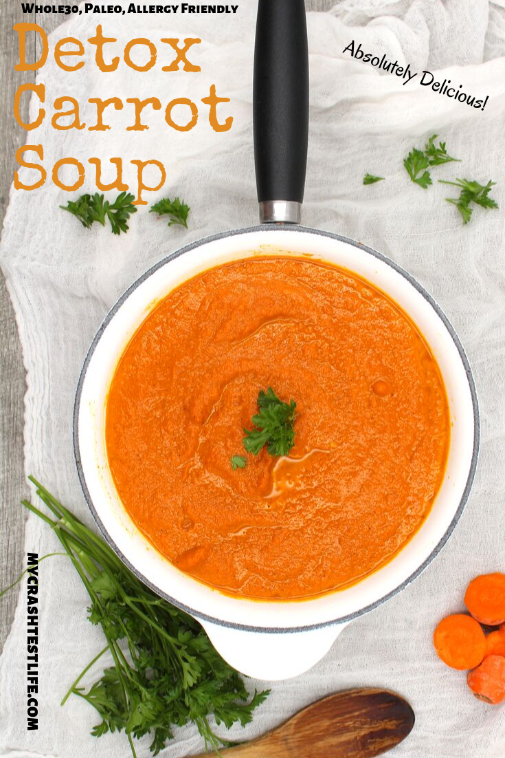 Detox Carrot soup is easy and delicious