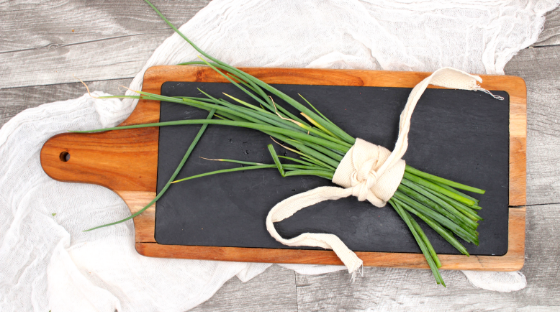 Thinly slicing onions and placing them in a bowl of ice water creates these beautifully curled onions. Impress your guest with a simple and elegant decoration at your next party.