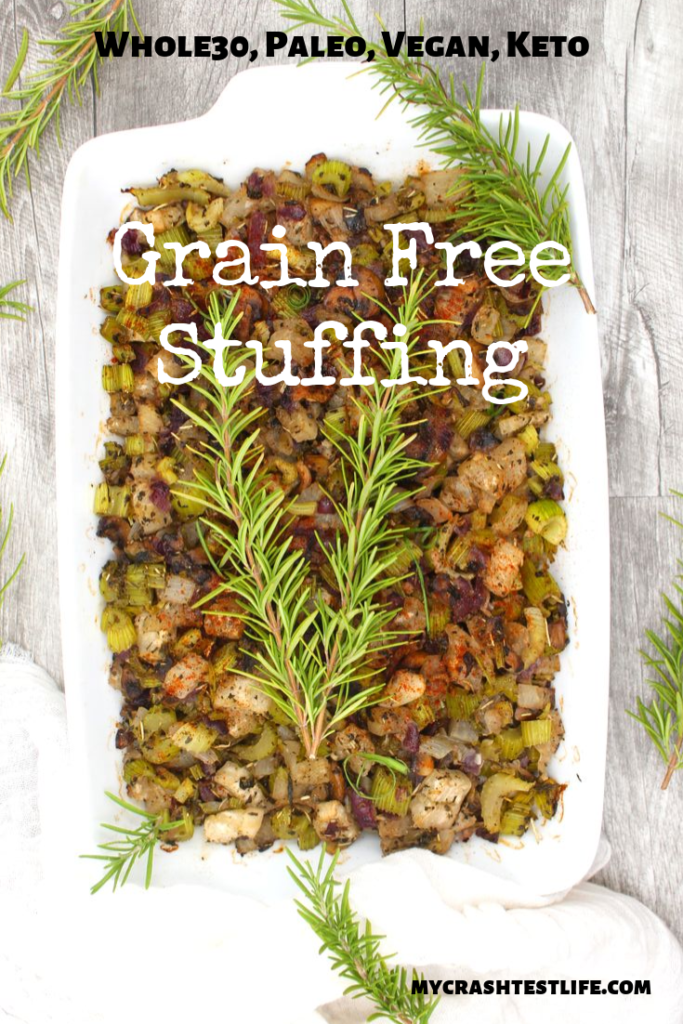 Whole30, Paleo, Vegan and Keto Grain-Free Stuffing