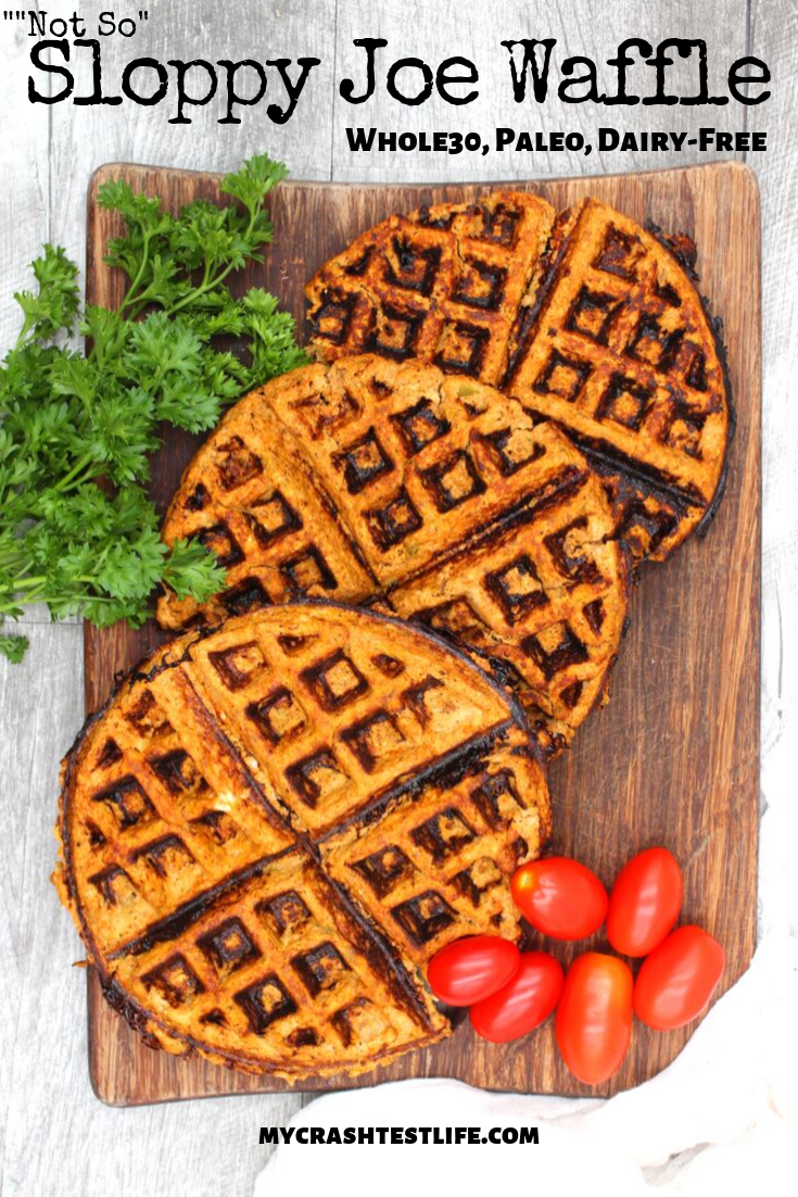 Sloppy Joe Waffle Sandwich