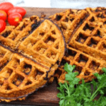 Sloppy Joe Waffle Sandwich