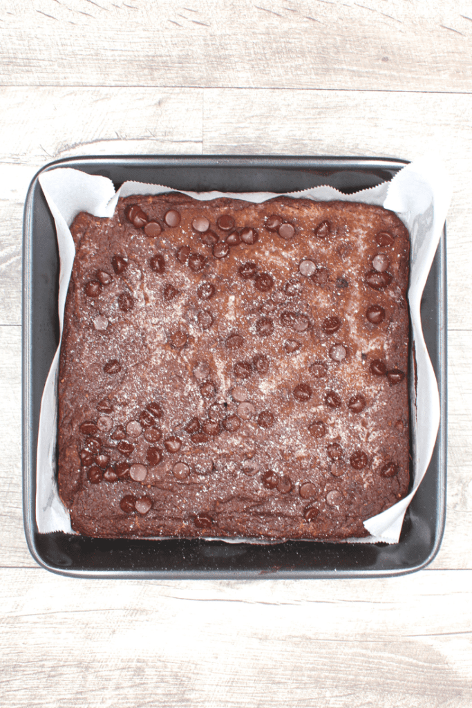 Baked brownies