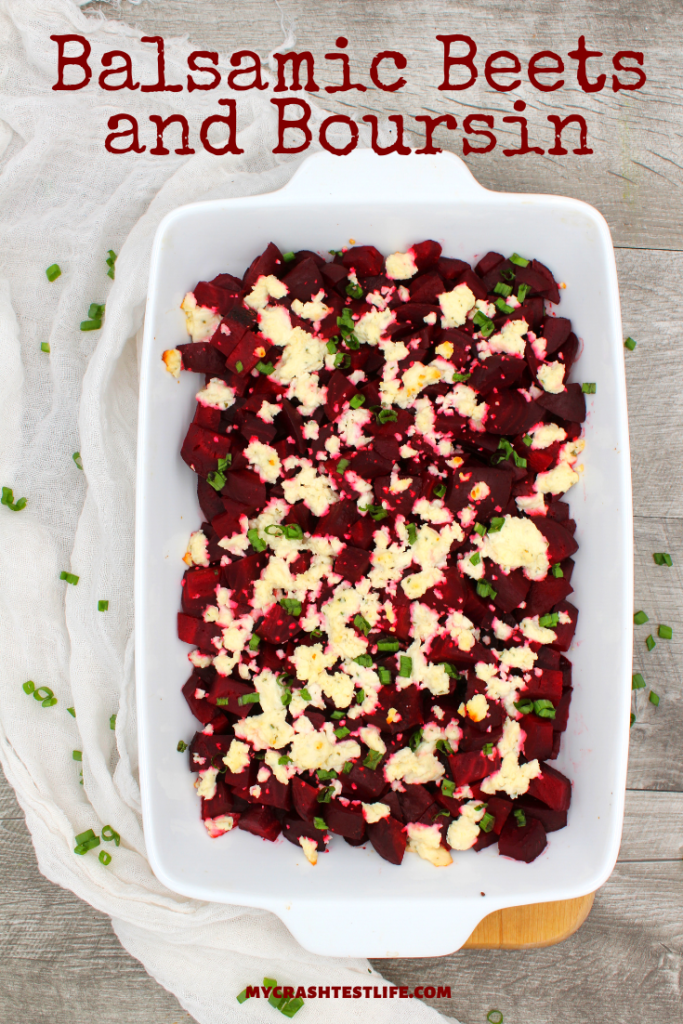cooked beets and boursin