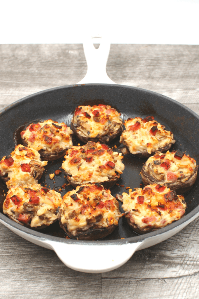 delcious and easy stuffed mushrooms