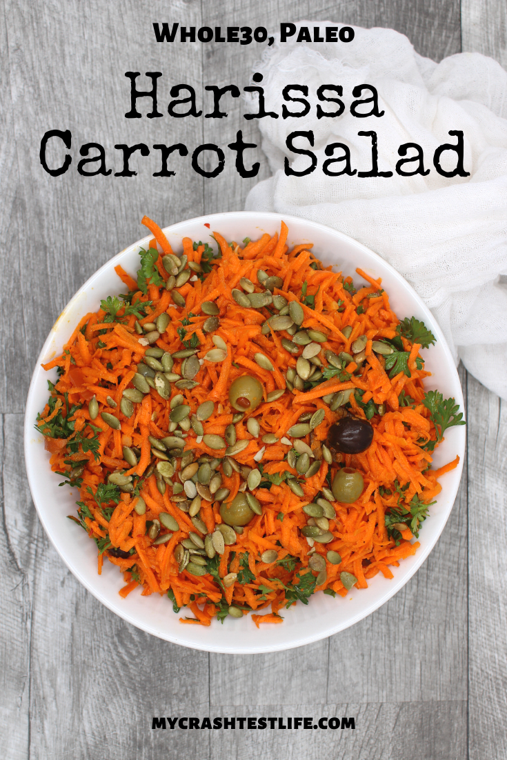 bowl of spicy carrot salad