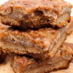 stacked pecan pie bars