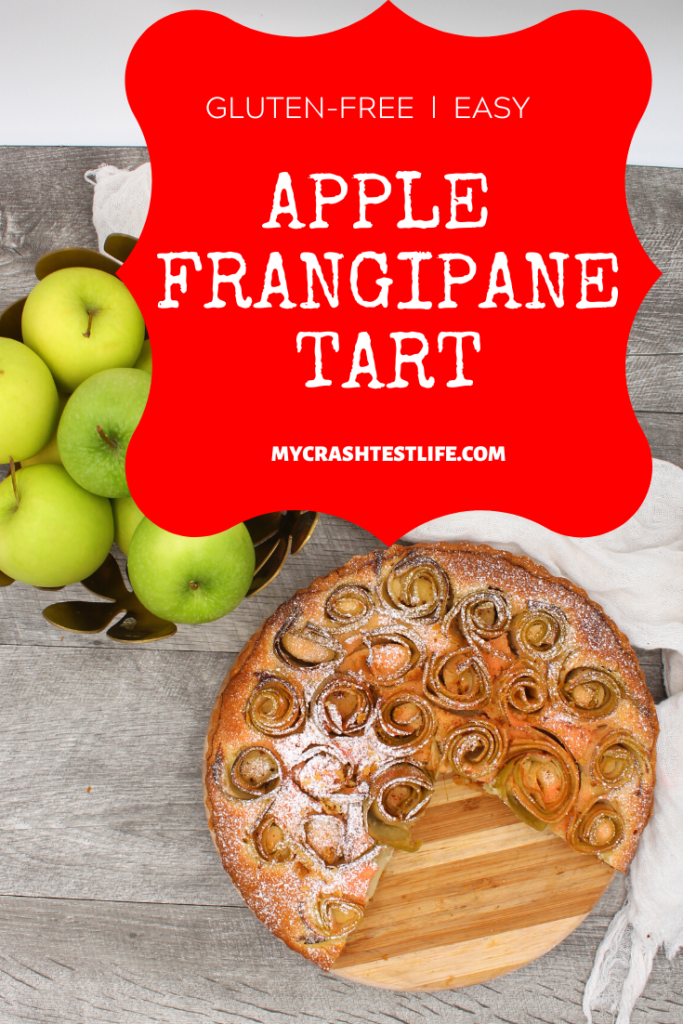 Apple Almond Frangipane Tart without a slice