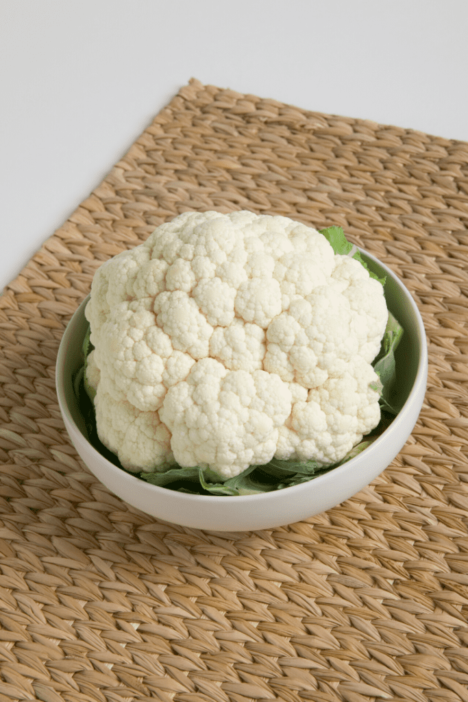 A head of cauliflower