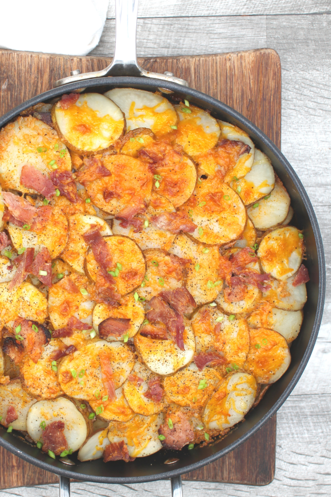 Add cheese for a delicious take on this skillet dinner.
