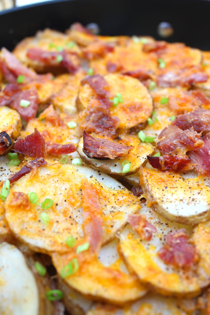 Only a couple ingredients are needed for this delightful dinner using leftover ham.