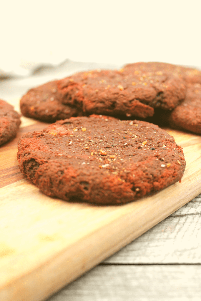 These plant-based vegan burgers can be baked in the oven.