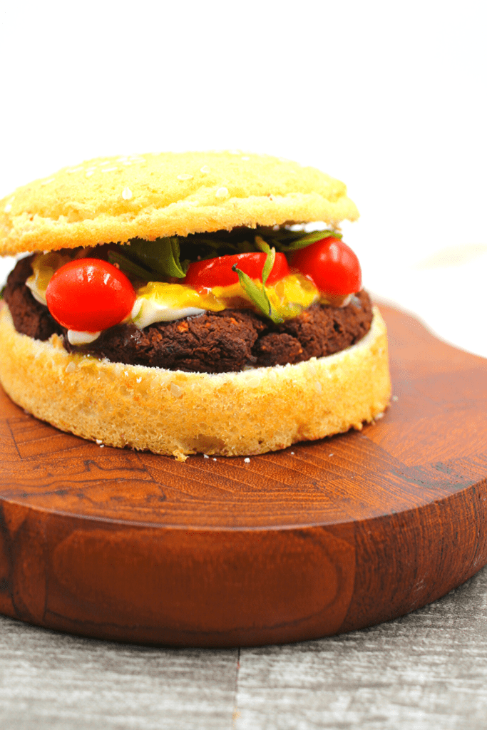 Using a keto bun, these plant-based burgers are just as good as the impossible Burger King burger.
