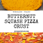 Deliciously simple Paleo and Whole30 approved pizza crust.
