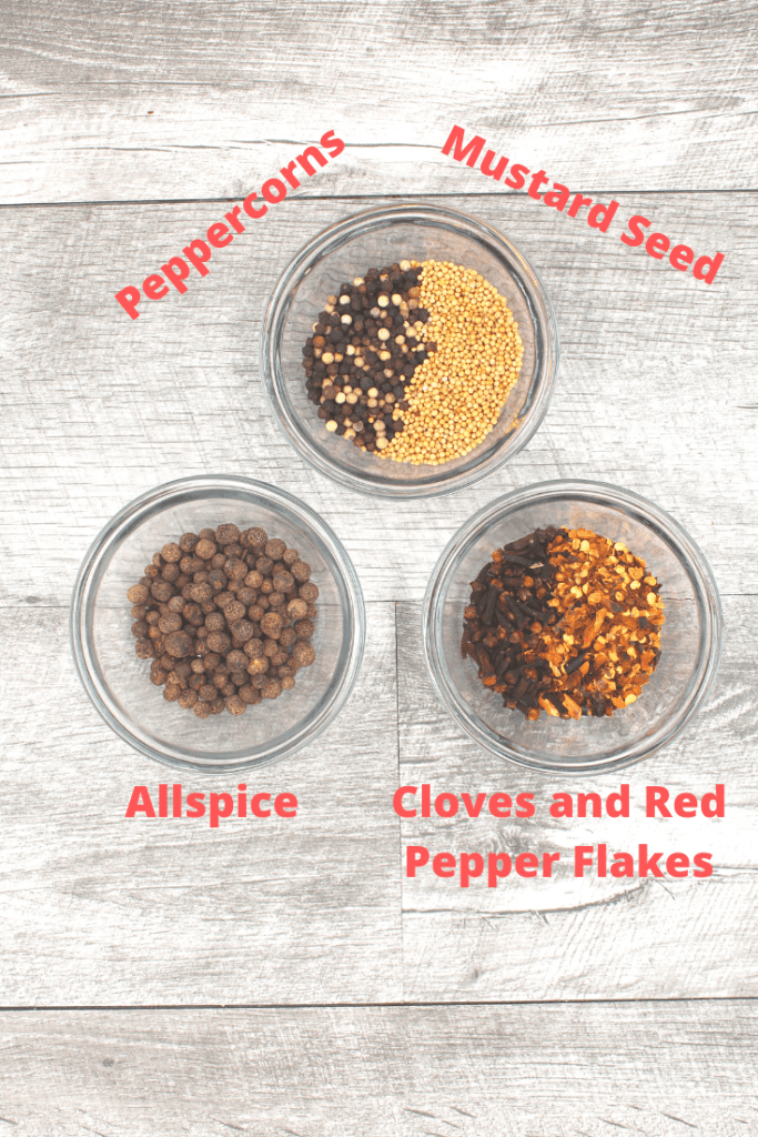 These are the spices needed to make this homemade spice mix.