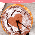 This combines the gooeyness of a flourless brownie with the light and airiness of a chocolate souffle.