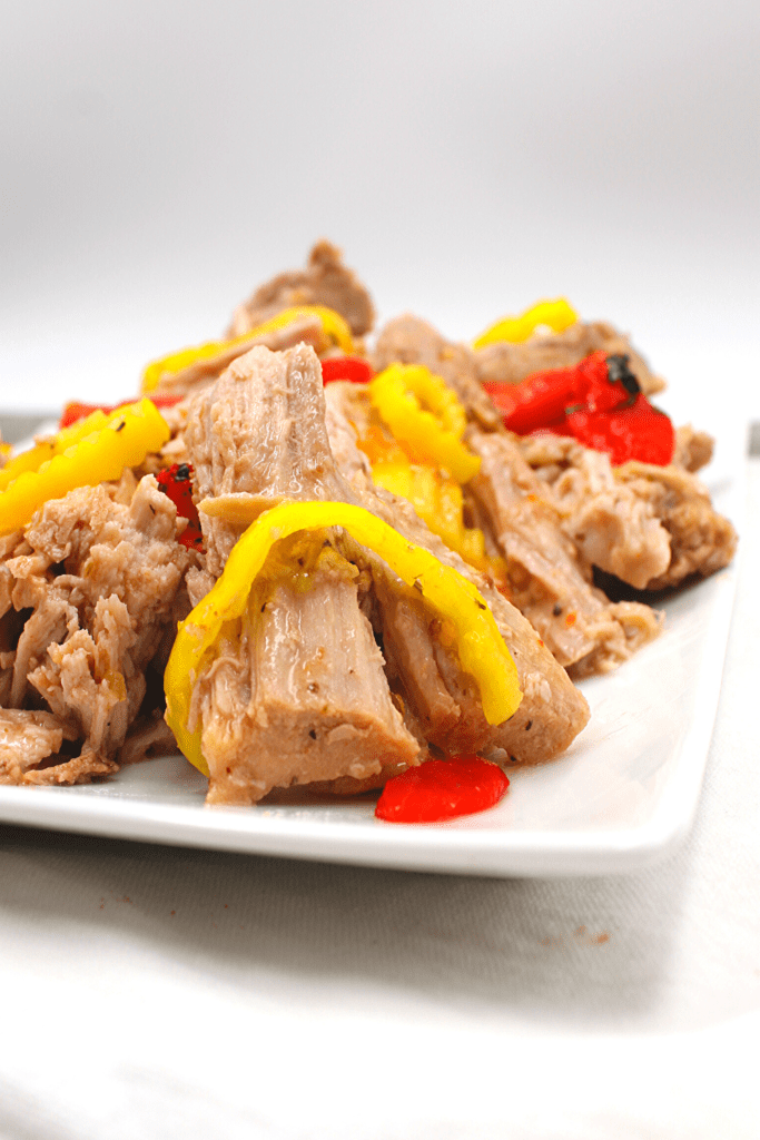 Tender pork loin that is super easy and ridiculously juicy with only a couple of ingredients necessary.