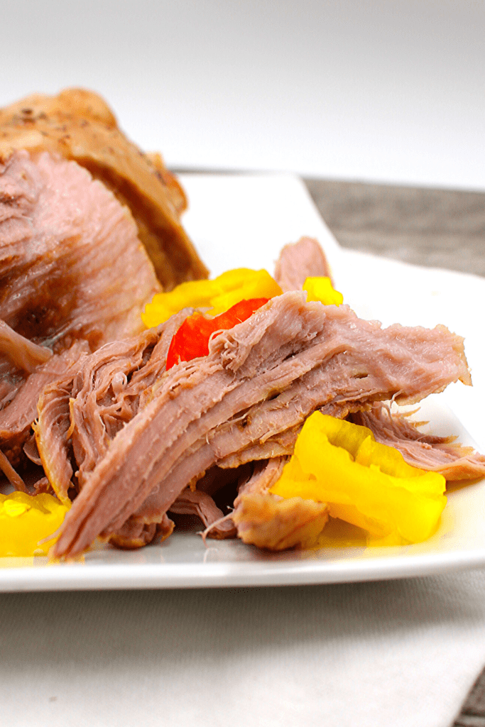 A plate of juicy pulled pork
