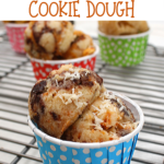 Coconut, chocolate and shortbread make this delicious gluten-free and keto Samoa cookie dough