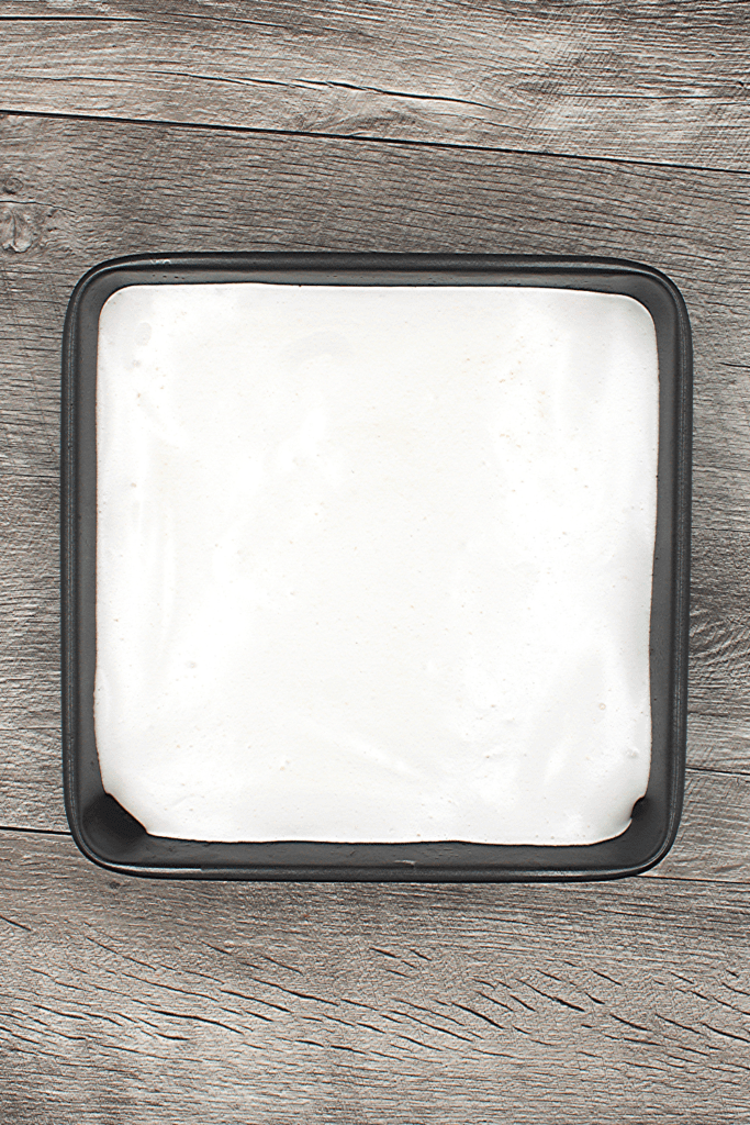 Light and delicious marshmallow layer for the keto bars