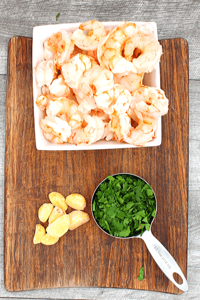 Shrimp, parsley and garlic are the key ingredients to this low carb meal