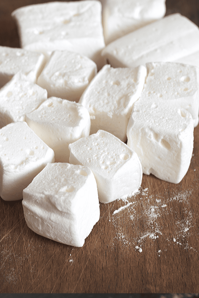 Slice the marshmallows into whatever size you want
