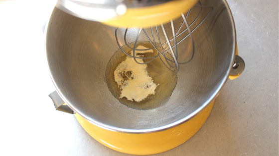 Sprinkle the gelatin over the water in a large stand mixer bowl and let it rest